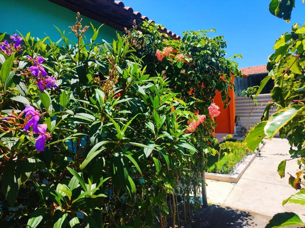 Jardins floridos do residencial